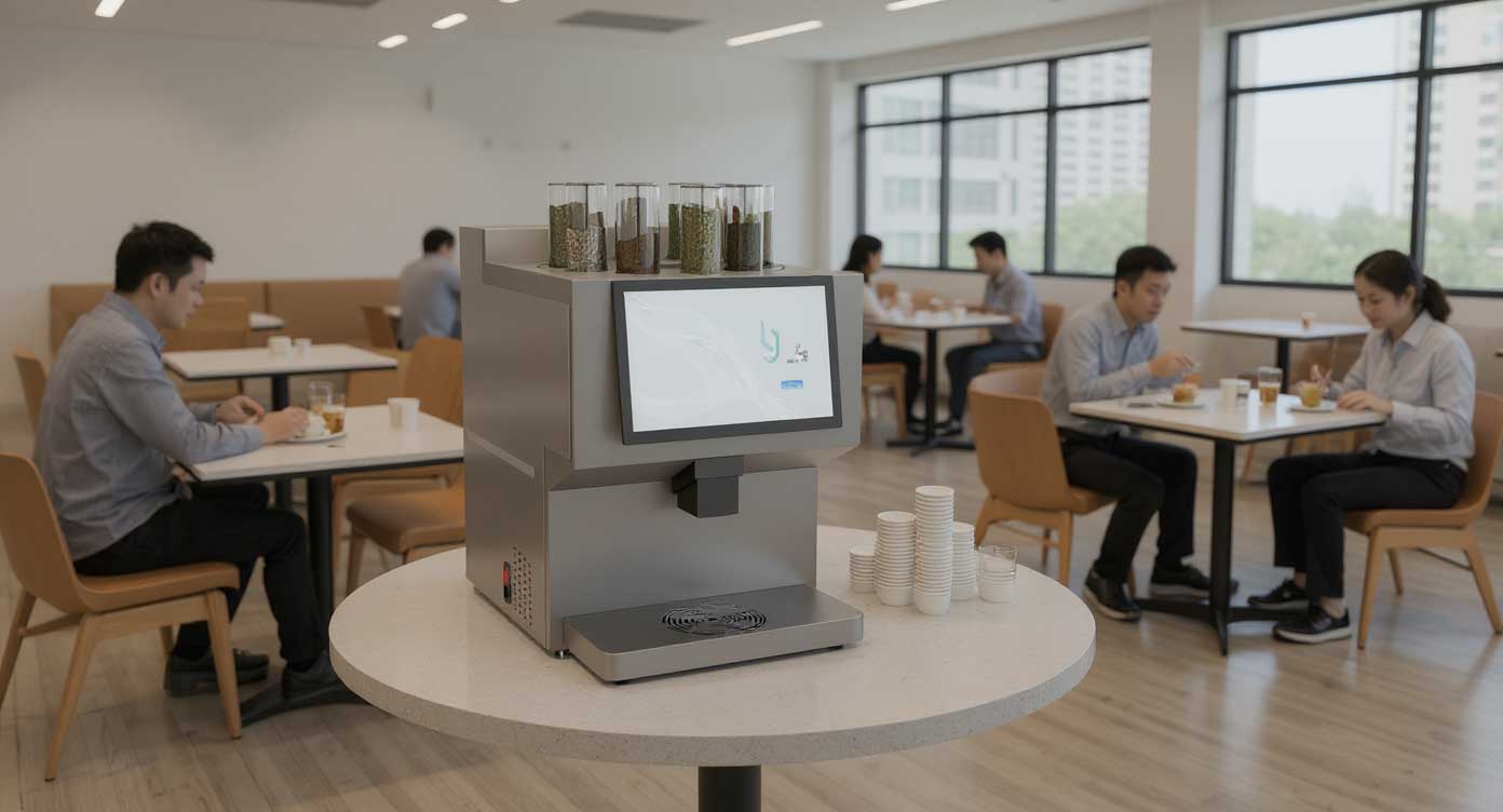 公司茶水间的灵霁饮品机